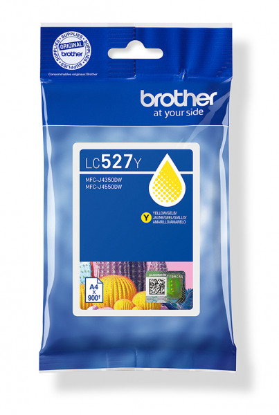 Brother Tintenpatrone LC-527Y Gelb (ca. 900 Seiten)