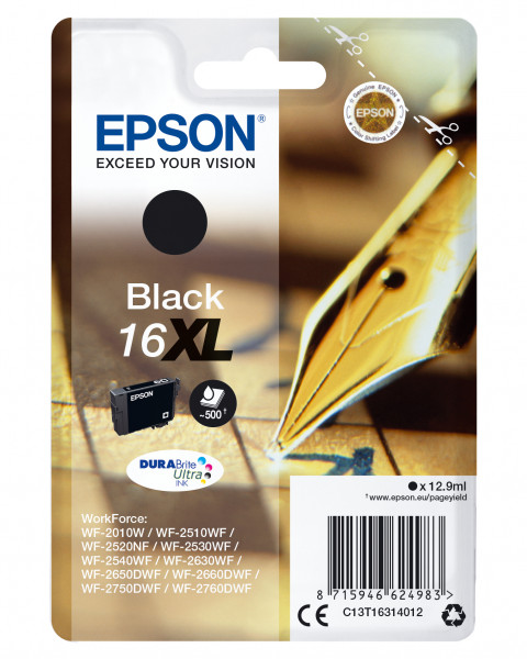 Epson Tintenpatrone 16XL Schwarz (12,9ml)