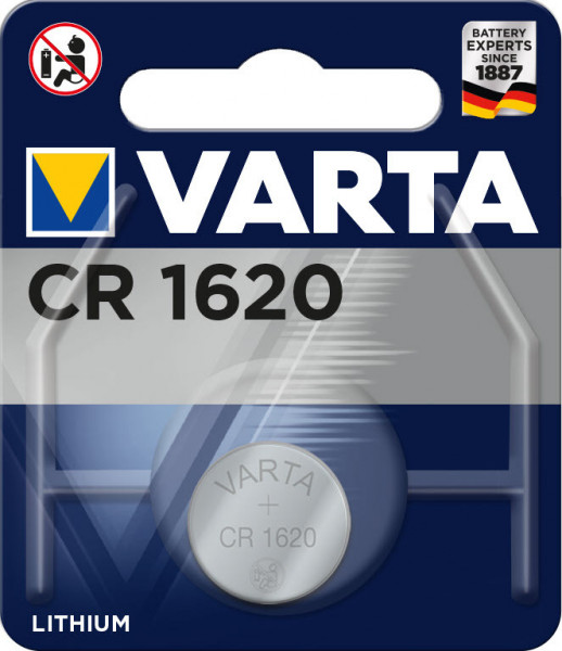 VARTA Knopfzellenbatterie Electronics CR1620 Lithium