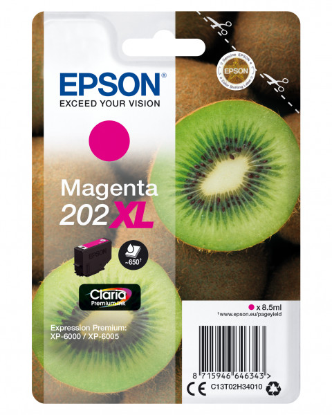 Epson Tintenpatrone 202XL Magenta (8,5ml)