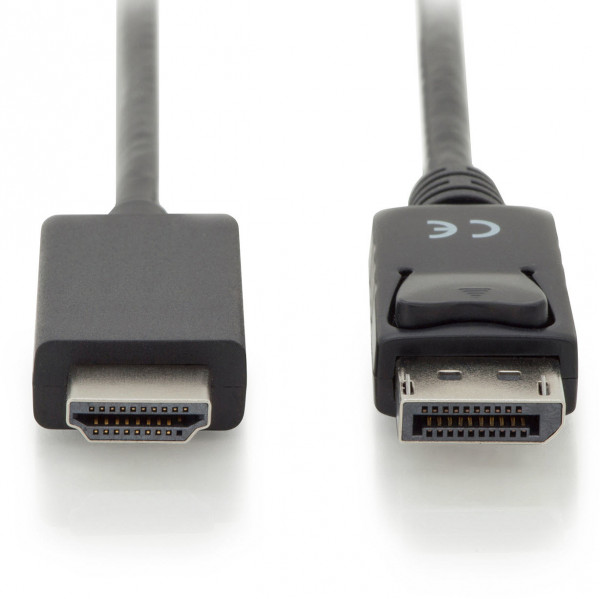 DIGITUS DisplayPort Adapterkabel, DP - HDMI Typ A St/St 2.0m