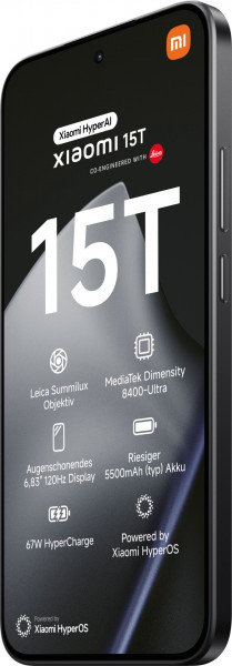 Xiaomi 15T 256GB Black Telekom