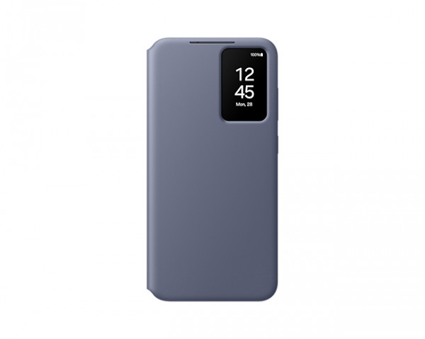 Samsung Smart View Wallet Case S24+, Violet + Mobeen Glas