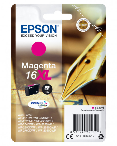 Epson Tintenpatrone 16XL Magenta (6,5ml)