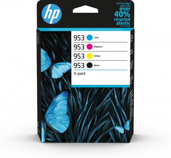 HP 953 4er-Pack Original Druckerpat. Schwarz/Cyan/Magenta/Gelb