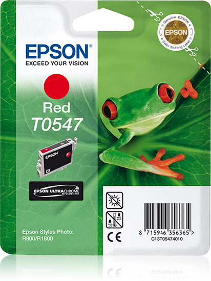 Epson Tintenpatrone T0547 Rot (13ml)