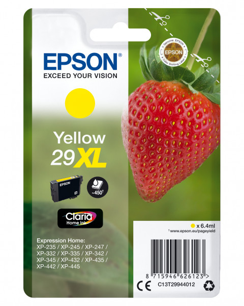 Epson Tintenpatrone 29XL Gelb (6,4ml)