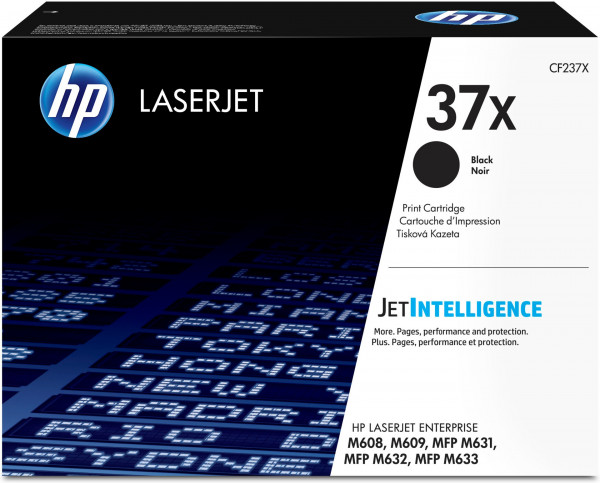 HP 37X Schwarz Original LaserJet Tonerkartusche