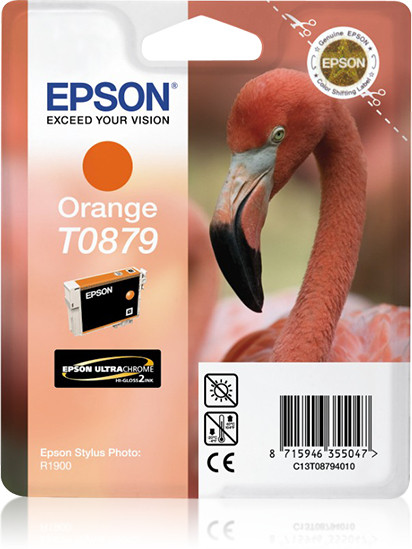 Epson Tintenpatrone T0879 Orange (13ml)