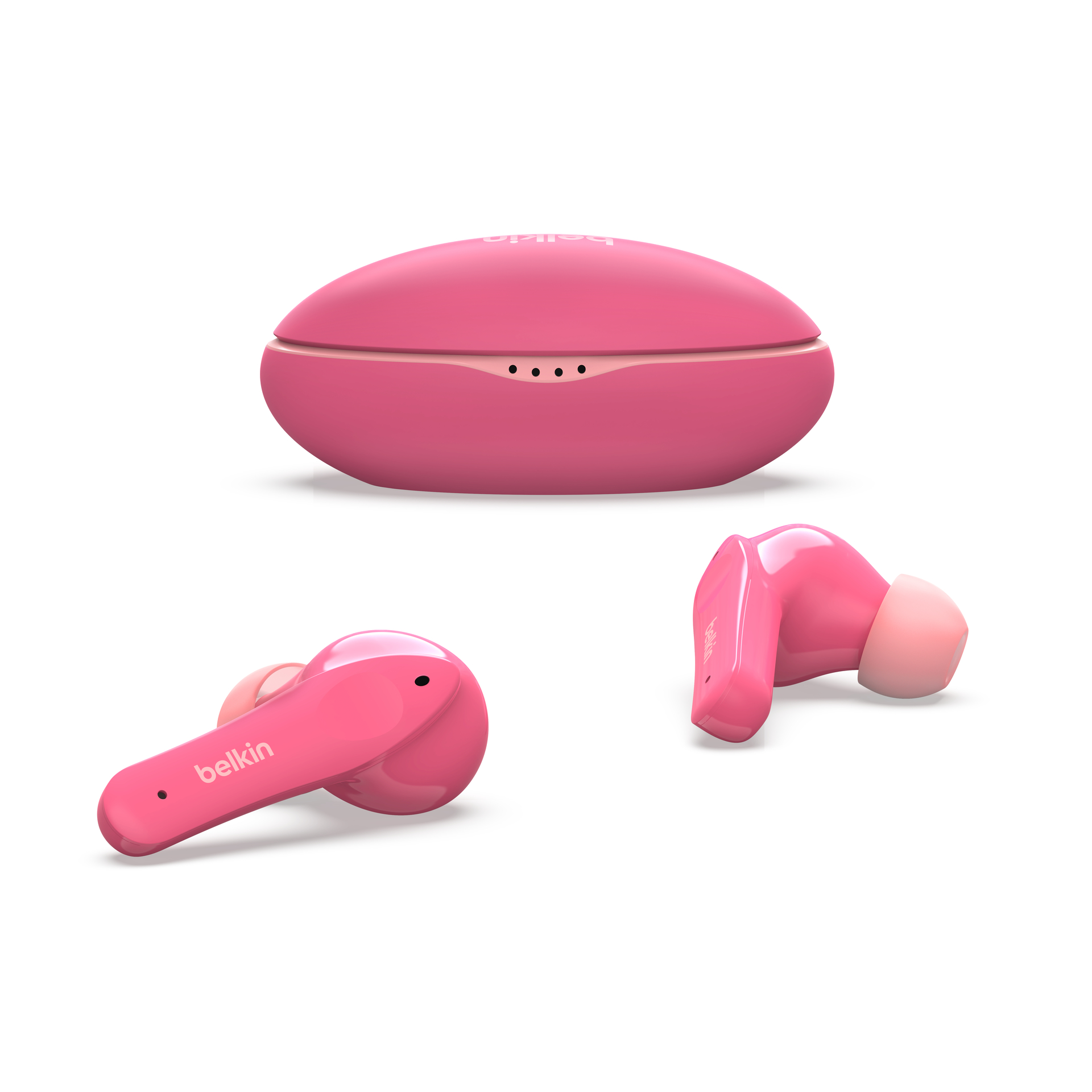 Pink Belkin Kabellose Touch-Bedienelementen Shop | Kinder und NANO - In-Ear-Kopfhörer Ladecase in aetka mit SOUNDFORM