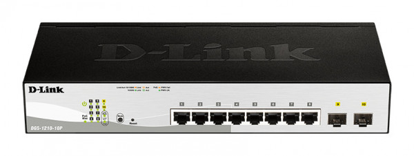 D-Link DGS-1210-10P 10-Port Layer2 PoE Gigabit Smart Managed