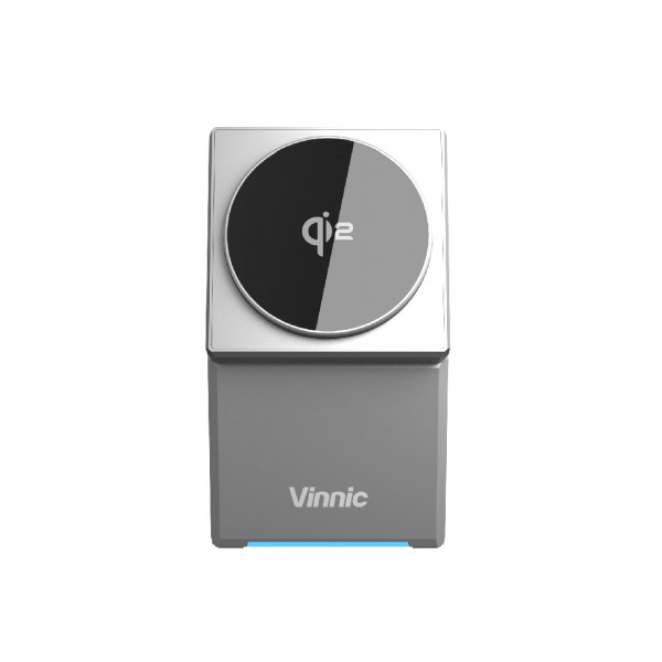 Vinnic OWL PEAK 3in1 Qi2 Magnetic Charging Dock, black