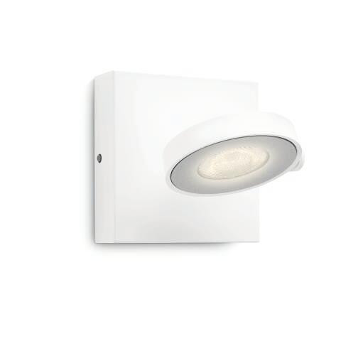 Philips Clockwork LED Spot 1flg 500lm WarmGlowDimmen Weiß