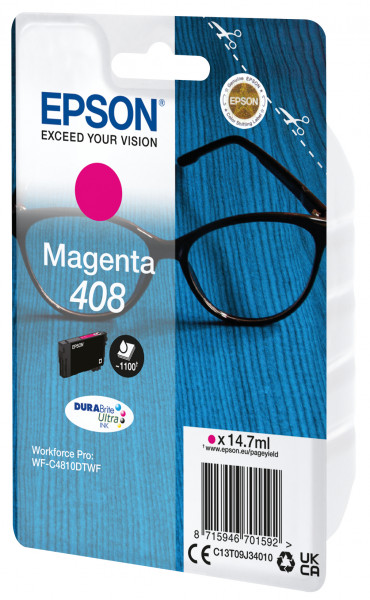 Epson Tintenpatrone 408 Magenta (14,7ml)