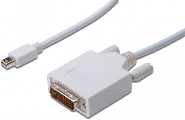 DIGITUS DisplayPort Adapterkabel, miniDP- DVI(24+1) ST/ST 2,0m