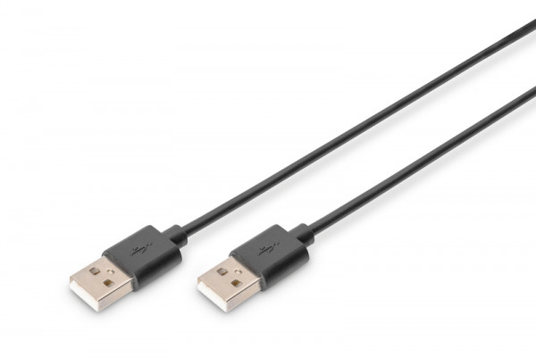 DIGITUS USB 2.0 Anschlusskabel, Typ A St/St, 3.0m
