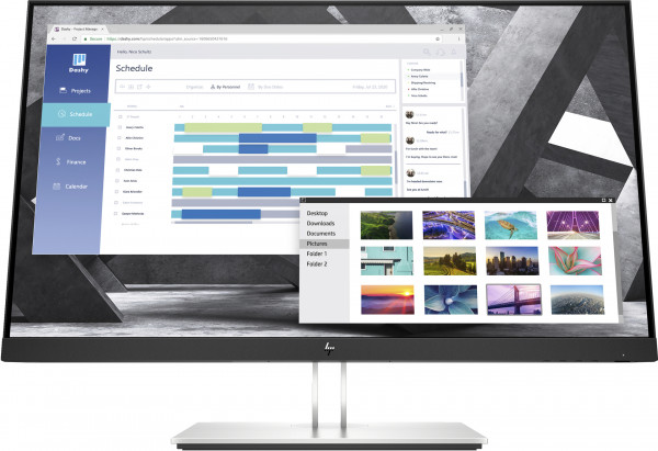 HP E27q G4 LED QHD Monitor schwarz 68,6 cm (27")