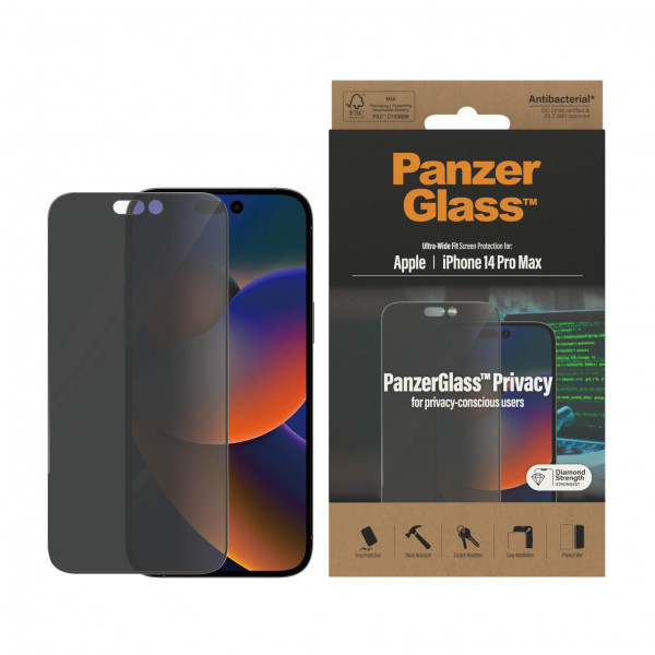 PanzerGlass f. iPhone 14 Pro Max Ultrawide Privacy AB