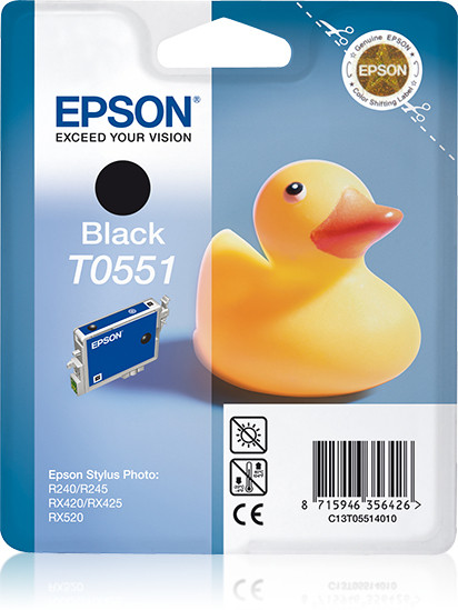 Epson Tintenpatrone T0551 Schwarz (8ml)