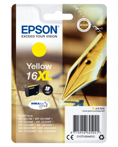 Epson Tintenpatrone 16XL gelb (6,5ml)