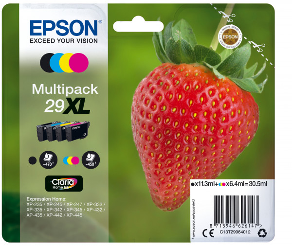 Epson Tintenpatronen Multipack 29XL (4 Farben)