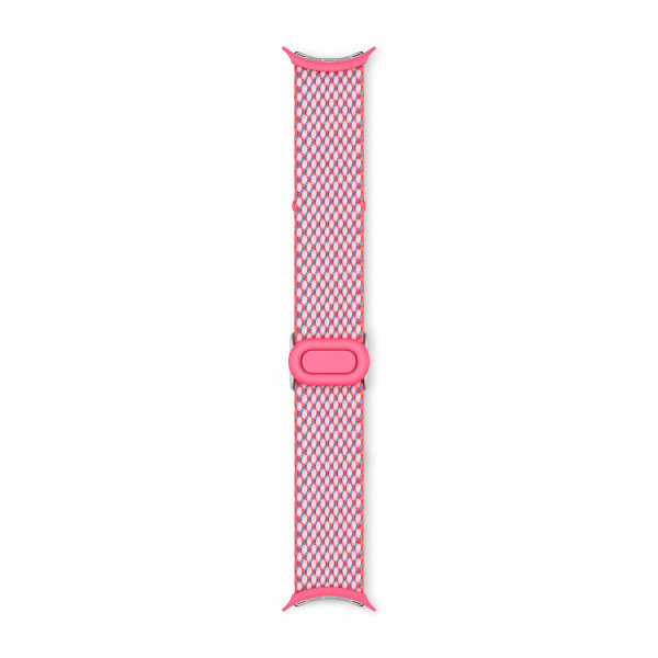 Google Pixel Watch 3 (41mm), Woven Band, Peony