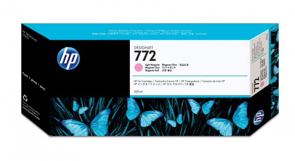 HP 772 Magenta hell DesignJet Druckerpatrone, 300 ml