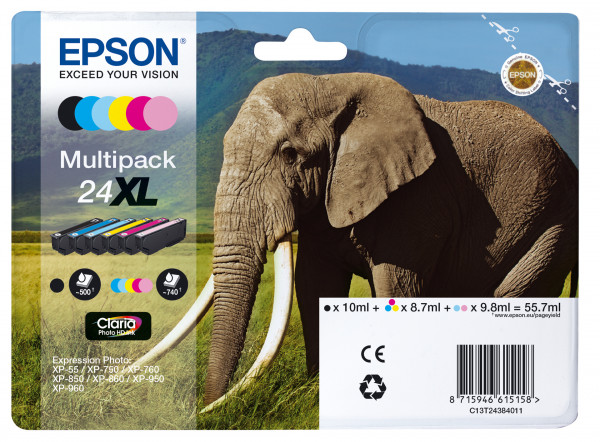 Epson Tintenpatronen Multipack 24XL (6 Farben)