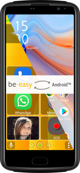 Bea-fon M7 Lite 4G Senior Smartphone black