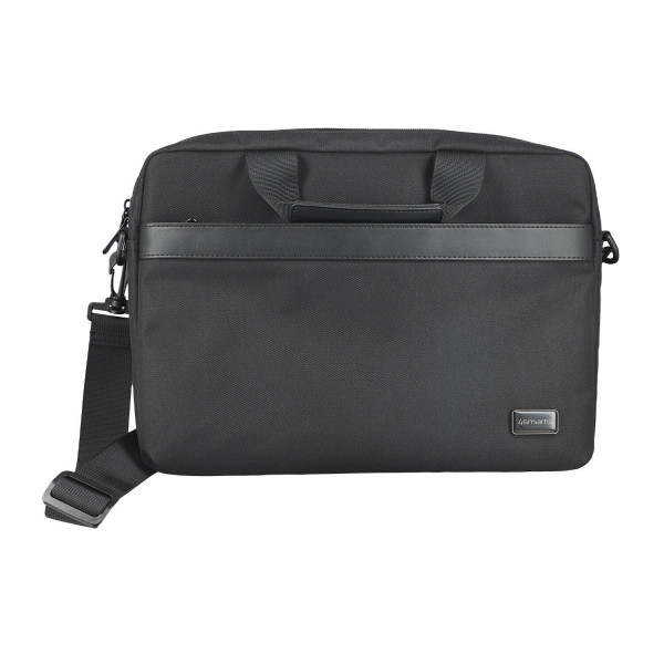 4smarts Laptop-Tasche Target Eco Slim 15–16” schwarz