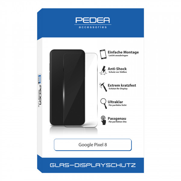 PEDEA Display-Schutzglas Google Pixel 8