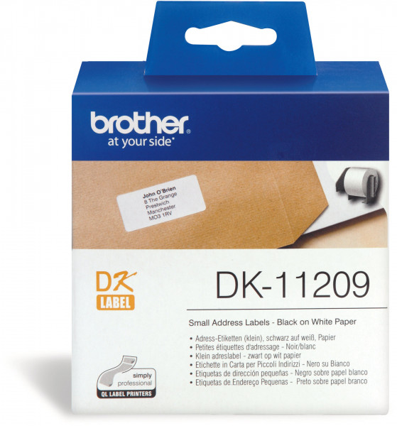 Adressetiketten DK-11209 (800 St.) weiß 29 x 62 mm