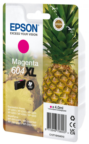 Epson Tintenpatrone 604XL Magenta (4,0ml)