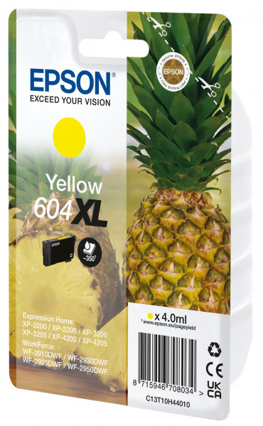 Epson Tintenpatrone 604XL Gelb (4,0ml)