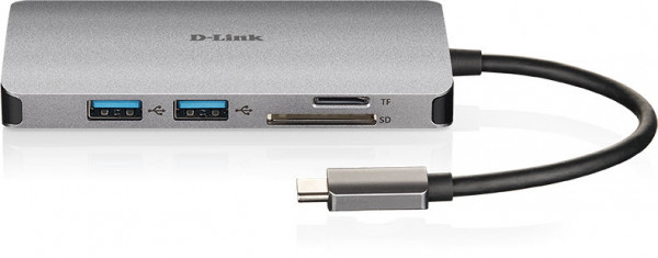 D-Link DUB-M810 USB-C 8-Port USB 3.0 Hub mit HDMI und Ethernet