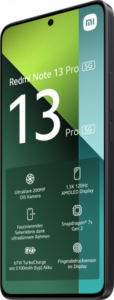 Xiaomi Redmi Note 13 Pro 5G schwarz Telekom