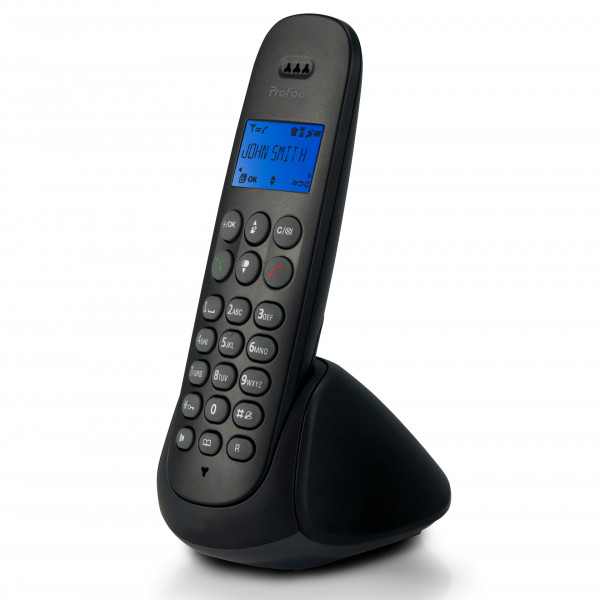 PROFOON PDX-300 - DECT-Telefon mit 1 Mobilteil, schwarz