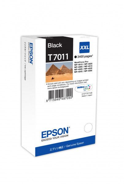 Epson Tintenpatrone WP4000/4500 SERIES Schwarz (63ml)