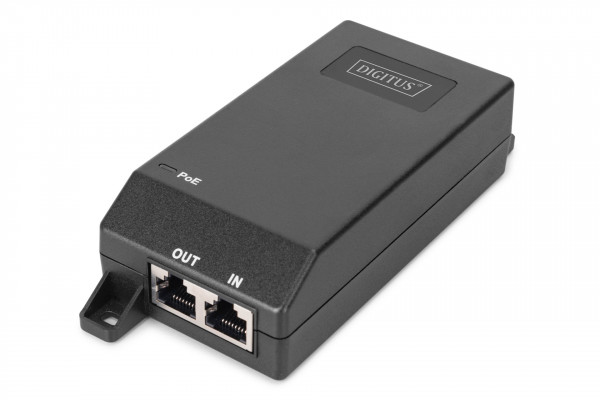 DIGITUS Gigabit Ethernet PoE+ Injektor, 802.3at, 30 W
