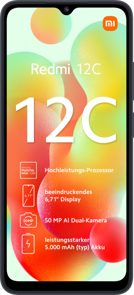 Xiaomi Redmi 12C 64GB schwarz