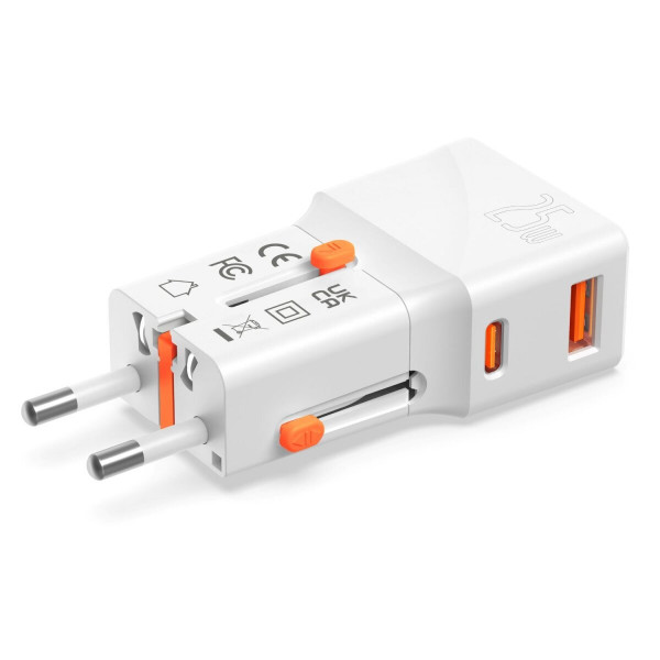 4smarts Weltreiseadapter Nomad Pocket 25W, weiß