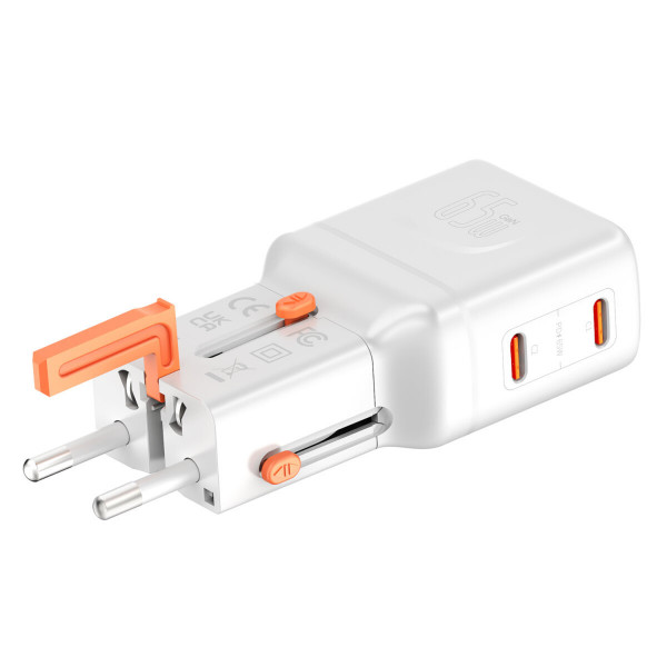 4smarts Weltreiseadapter Nomad Pocket 65W, weiß