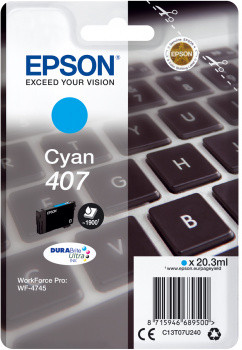 Epson Tintenpatrone WF-4745 Cyan (20,3ml)