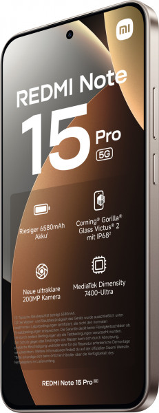 Xiaomi Redmi Note 15 Pro 256GB titanium Telekom