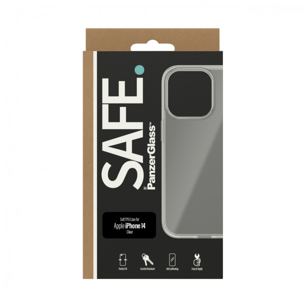 SAFE. by PanzerGlass TPU Case Apple iPhone 14/13, Transparent