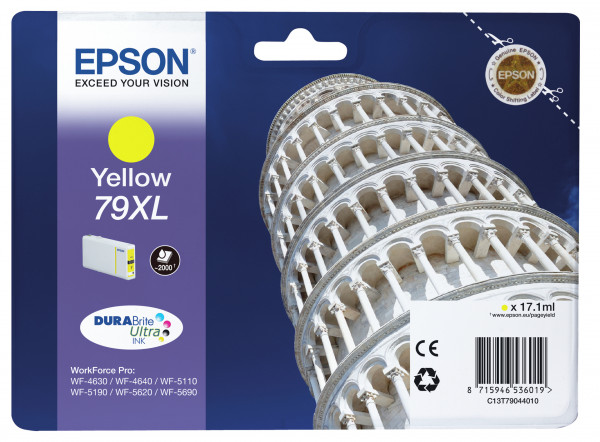 Epson Tintenpatrone 79XL T7904 Gelb (17,1ml)