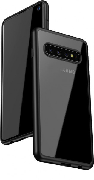 felixx Hybrid Case schwarz/transparent für Samsung Galaxy S10+