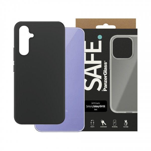 SAFE. by PanzerGlass Case for Samsung Galaxy A54 5G, Black