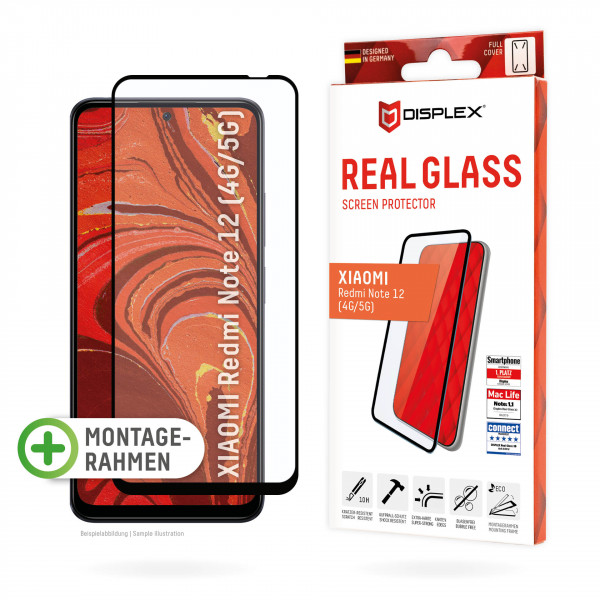 DISPLEX Real Glass FC Xiaomi Redmi Note 12 4G/5G