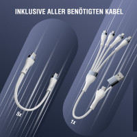 Vorschau: 4smarts Ladestation Team 100W 5C/1A inkl. 6 Kabel, spacegrau Vorschau: 4smarts Ladestation Team 100W 5C/1A inkl. 6 Kabel, spacegrau